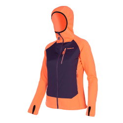 Trangoworld Chaqueta Trx2 Hybrid Lt Wm Pro Coral Morado Mujer