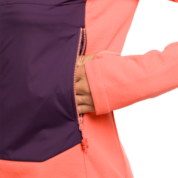 Trangoworld Chaqueta Trx2 Hybrid Lt Wm Pro Coral Morado Mujer