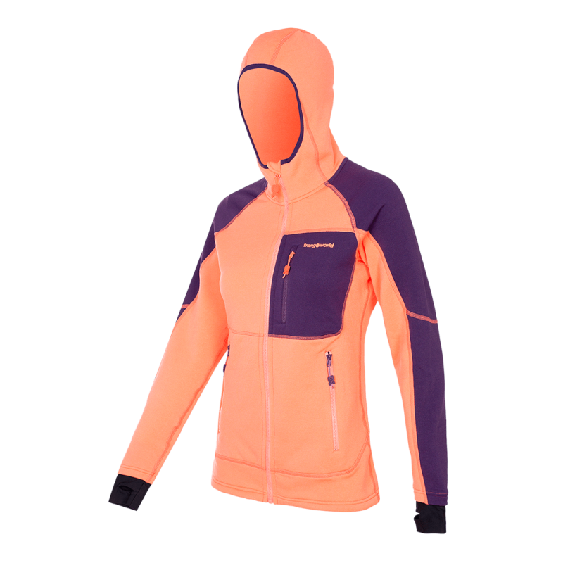 Trangoworld Chaqueta Trx2 Stretch Wm Pro Coral Morado Mujer