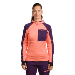 Trangoworld Chaqueta Trx2 Stretch Wm Pro Coral Morado Mujer