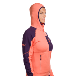 Trangoworld Chaqueta Trx2 Stretch Wm Pro Coral Morado Mujer