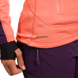 Trangoworld Chaqueta Trx2 Stretch Wm Pro Coral Morado Mujer