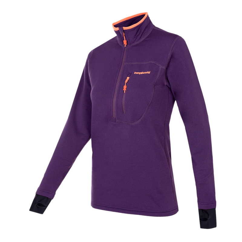 Trangoworld Pullover Trx2 Stretch Wm Pro Morado Coral Mujer