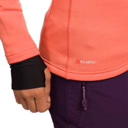 Trangoworld Pullover Trx2 Stretch Wm Pro Coral Morado Mujer