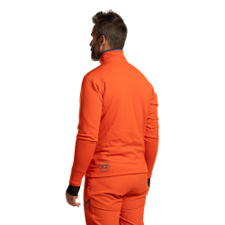 Trangoworld Pullover Trx2 Stretch Pro Naranja Intenso Azul Hombre