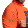Trangoworld Pullover Trx2 Stretch Pro Naranja Intenso Azul Hombre