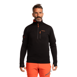 Trangoworld Pullover Trx2 Stretch Pro Negro Naranja Hombre