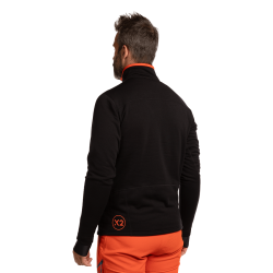 Trangoworld Pullover Trx2 Stretch Pro Negro Naranja Hombre