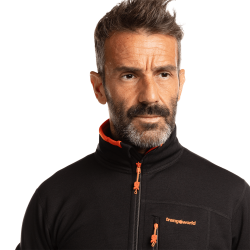 Trangoworld Pullover Trx2 Stretch Pro Negro Naranja Hombre
