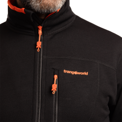 Trangoworld Pullover Trx2 Stretch Pro Negro Naranja Hombre