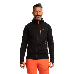 Trangoworld Chaqueta Trx2 Stretch Pro Negro Naranja Hombre
