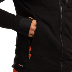 Trangoworld Chaqueta Trx2 Stretch Pro Negro Naranja Hombre
