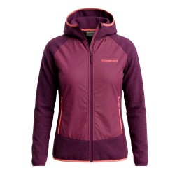 Trangoworld Chaqueta Híbrida Gensac Morado Mujer