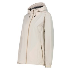 Campagnolo Chaqueta Impermeable Waterproof Jacket In Ripstop Beige Vaniglia Mujer
