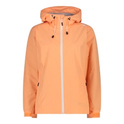 Campagnolo Chaqueta Impermeable Waterproof Jacket In Ripstop Naranja Salmón Mujer
