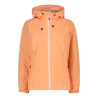 Campagnolo Chaqueta Impermeable Waterproof Jacket In Ripstop Naranja Salmón Mujer