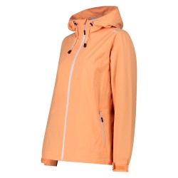 Campagnolo Chaqueta Impermeable Waterproof Jacket In Ripstop Naranja Salmón Mujer