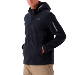 Campagnolo Softshell Ligero Detachable Hood Negro Hombre