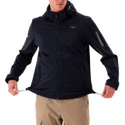 Campagnolo Softshell Ligero Detachable Hood Negro Hombre