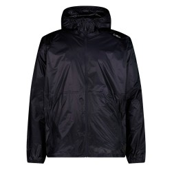 Campagnolo Chaqueta Impermeable Rain Fix Hood Negro Antracita Hombre