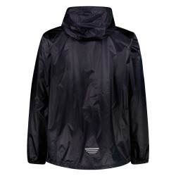 Campagnolo Chaqueta Impermeable Rain Fix Hood Negro Antracita Hombre