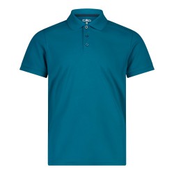 Campagnolo Polo One Colour Technical Azul Verdoso Petroleum Hombre