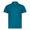 Campagnolo Polo One Colour Technical Azul Verdoso Petroleum Hombre