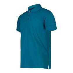 Campagnolo Polo One Colour Technical Azul Verdoso Petroleum Hombre