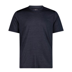 Campagnolo Camiseta Piqué Knit T-Shirt Negro Anthracite Hombre