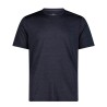 Campagnolo Camiseta Piqué Knit T-Shirt Negro Anthracite Hombre