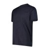 Campagnolo Camiseta Piqué Knit T-Shirt Negro Anthracite Hombre