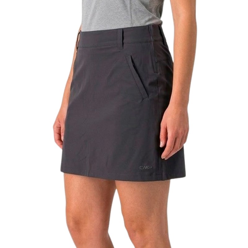 Campagnolo Falda Outdoor Skirt Negro Anthracite Mujer