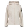 Campagnolo Softshell Ligero Jacket Zip Hood Beige Mujer