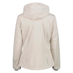 Campagnolo Softshell Ligero Jacket Zip Hood Beige Mujer