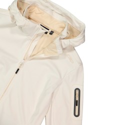 Campagnolo Softshell Ligero Jacket Zip Hood Beige Mujer