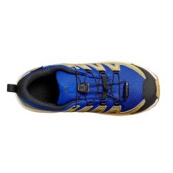 Salomon Zapatilla XA PRO v8 WP Waterproof J Bluing Acid Lime Niño