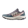 Salomon Zapatilla Trekking Outscape W Morado Verde Excalibur Vanilla Ice Mujer