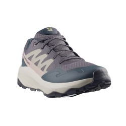 Salomon Zapatilla Trekking Outscape W Morado Verde Excalibur Vanilla Ice Mujer