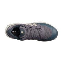 Salomon Zapatilla Trekking Outscape W Morado Verde Excalibur Vanilla Ice Mujer