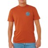 Rip Curl Camiseta Streamline Palmy Tee Naranja Arcilla Oscuro Backed Clay Hombre