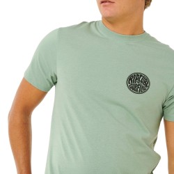Rip Curl Camiseta Streamline Verde Aloe Hombre