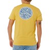 Rip Curl Camiseta Streamline Pass Amarillo Ochre Hombre