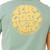 Rip Curl Camiseta Wettie Passage Icon Tee Verde Aloe Hombre