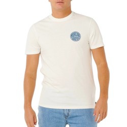 Rip Curl Camiseta Streamline Blanco Roto Bone Hombre