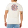 Rip Curl Camiseta Streamline Blanco Roto Bone Hombre