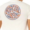Rip Curl Camiseta Streamline Blanco Roto Bone Hombre