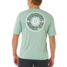 Rip Curl Camiseta Pacific Rinse Circle Verde Aloe Hombre