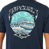 Rip Curl Camiseta Hazey Days Azul Oscuro Dark Navy Hombre