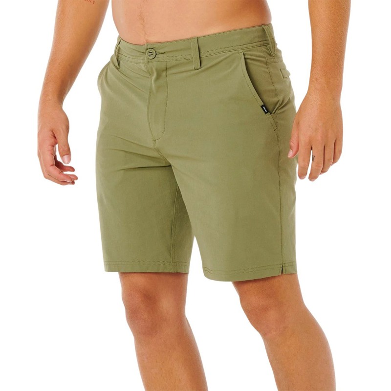 Rip Curl Pantalón corto Casual Boardwalk Phase Nineteen 19" Verde Surplus Green Hombre