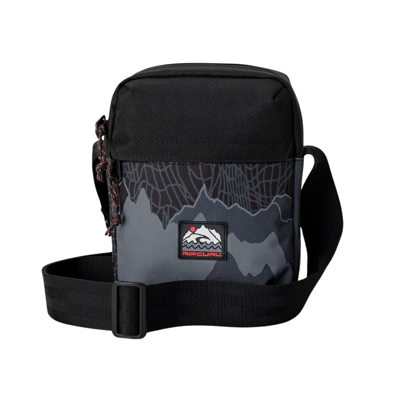 Rip Curl Bolso Casual The Search Camo No Idea Negro Gris Black Grey Hombre